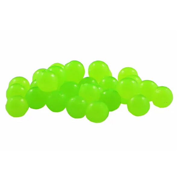 Cleardrift Tackle Tackle Soft Bead 8mm Clear Lime 30-pk