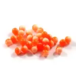 Cleardrift Tackle Soft Bead 8mm Hot Orange/Fuzzy Peach 24-pk