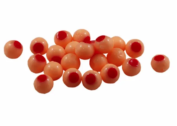 Cleardrift Tackle Embryo Soft Bead 8mm Glow Dead Egg /Hot Pink Dot 30-pk -  Gagnon Sporting Goods