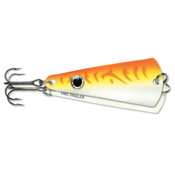 VMC Tingler Spoon 1/8oz Glow Orange Fire UV