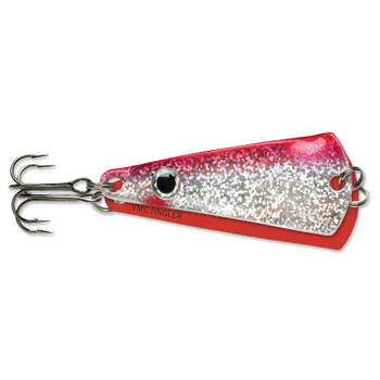 VMC Tingler Spoon 3/16oz Glow Red Shiner
