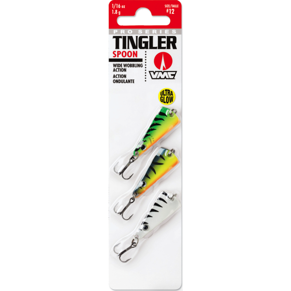 VMC Tingler Spoon Kit Ultra Glow 3-pk 1/16oz