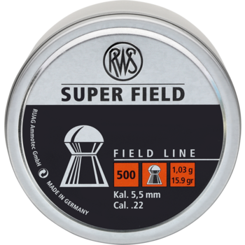 RWS Super Field .22cal Pellets 500/ Tin