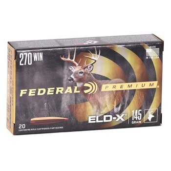 Federal P270ELDX1 270 Cal 145 gr Extremely Low Drag-eXpanding (ELD-X) 20 Per Box