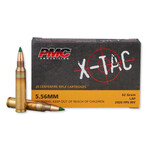 PMC X-Tac Ammo 5.56 NATO 62gr  Green Tip Full Metal Jacket 20 Rounds
