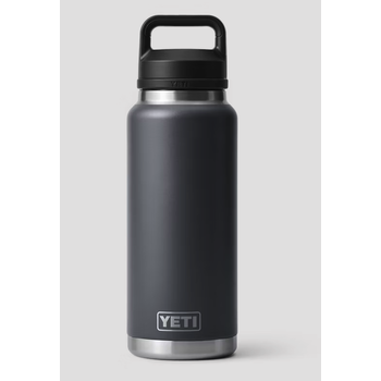 Yeti Rambler 1L Bottle w/Chug Cap. Charcoal