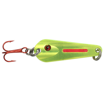 Northland Glo-Shot Spoon 1/4oz. Metallic Chartreuse