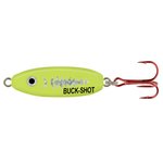 Northland Buck-Shot Rattle Spoon Super Glo Exo Chartreuse 3/8oz