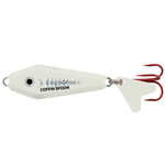 Northland Buck-Shot Coffin Spoon. 3/16oz Super Glo Exo White