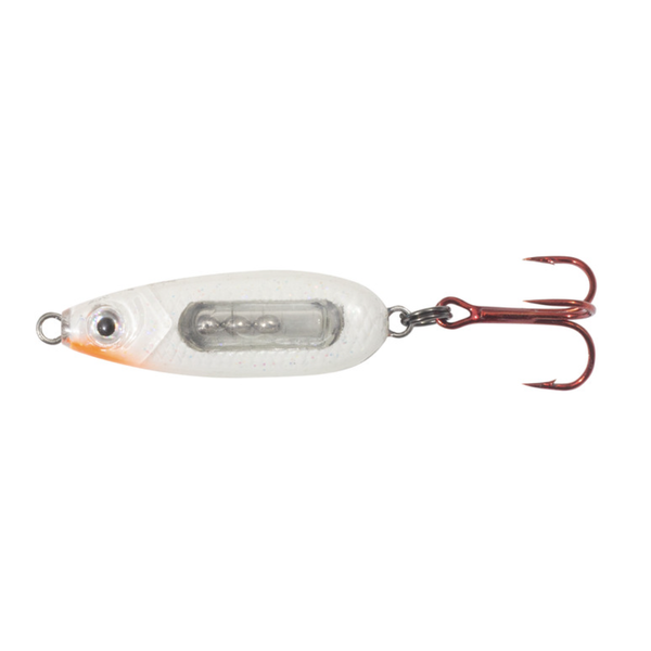 Northland Glass Buck-Shot Spoon 1/4oz Glo White