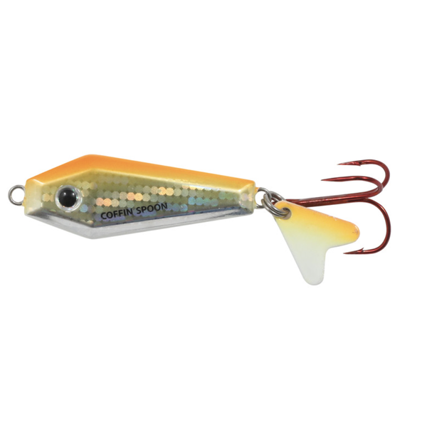 Northland Buck-Shot Coffin Spoon. 1/4oz Glo Chub