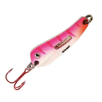 Northland Buck-Shot Flutter Spoon 1/4oz UV Pink Tiger