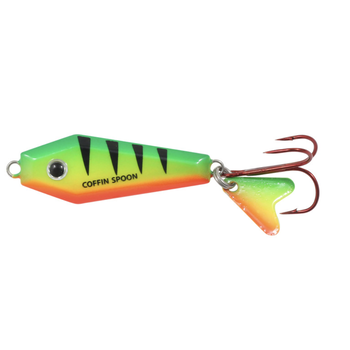 Northland Buck-Shot Coffin Spoon. 3/8oz UV Firetiger
