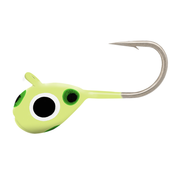 Northland Tungsten Mud Bug 1/16oz Super Glo Sneeze 2-pk