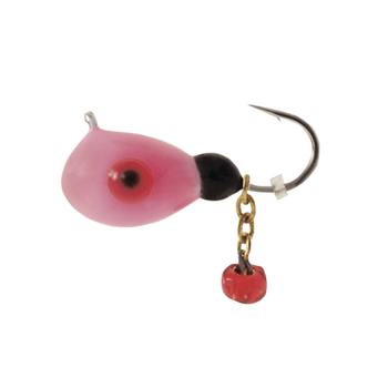 Clam Dingle Drop Jig 1/16oz Glow Red