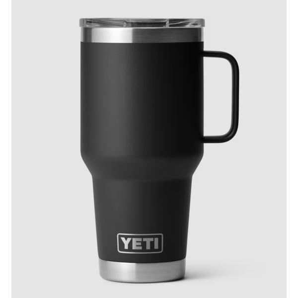Yeti Rambler 887mL Travel Mug w/Stronghold Lid. Black
