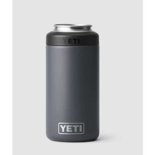 Yeti Rambler Colster 473mL Tall Can Insulator. Charcoal