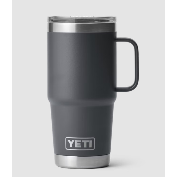 Yeti Rambler 591mL Travel Mug w/Stronghold Lid. Charcoal