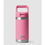 Yeti Rambler Jr 355mL Kids Water Bottle w/Color Match Straw Cap. Harbor Pink