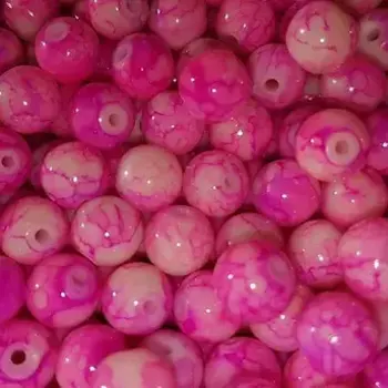Creek Candy Beads 10mm Toxic Bubble Gum #229