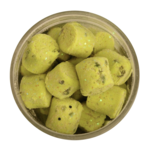 Gulp Trout Nuggets. Chunky Chartreuse 1.1oz Jar
