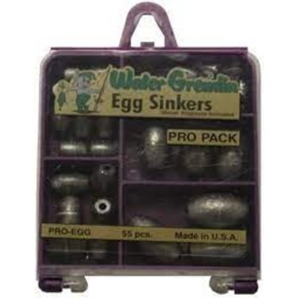 Water Gremlin PRO-EG Egg Sinker Pro Pk 55Pc