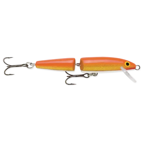 Rapala Jointed. Gold Fluorescent Red 11