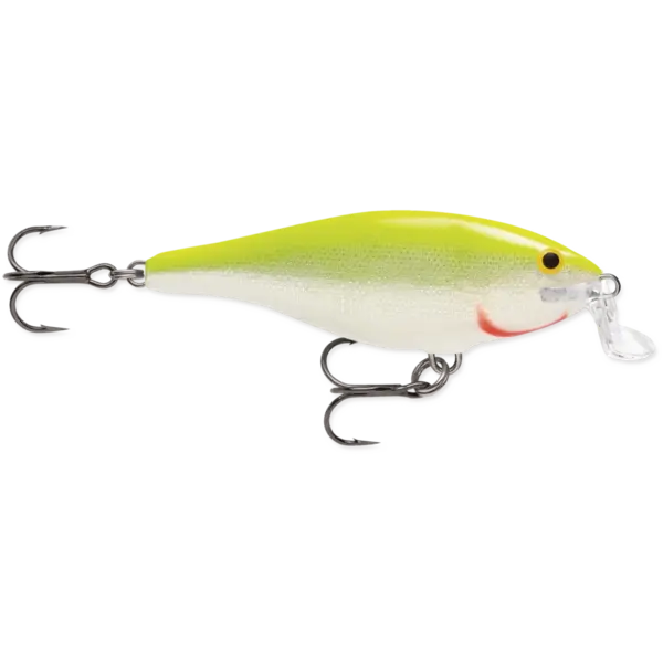 Rapala Shallow Shad Rap Silver Fluorescent Chartreuse 07