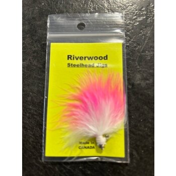 Riverwood Steelhead Jig Mini Two-Tone Pink/Chartreuse
