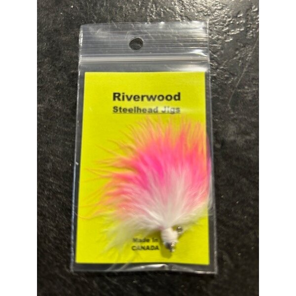Riverwood Steelhead Jig Mini Two-Tone Pink/Chartreuse