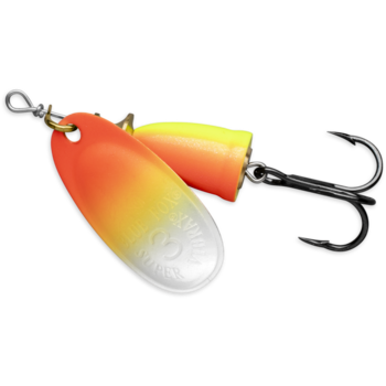 Blue Fox Northern Lights Vibrax 1/4oz Orange Chartreuse UV