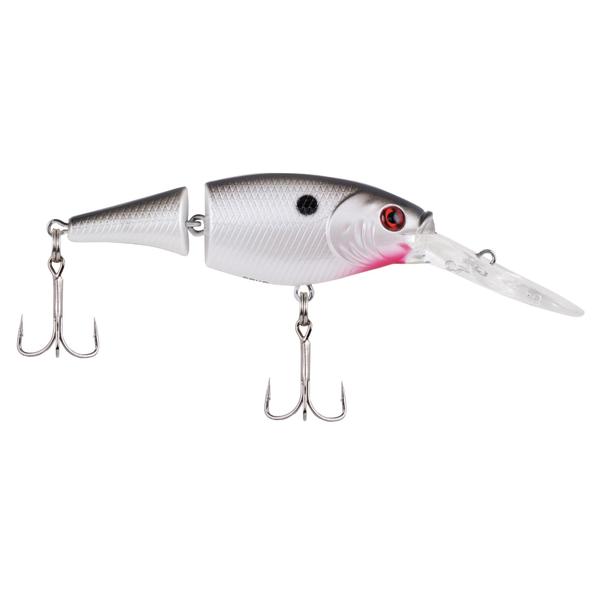 Berkley Flicker Shad Jointed 2" Pearl White 5-7’ Dive