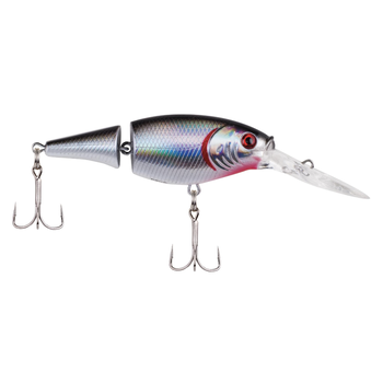 Berkley Flicker Shad Jointed 2" Black Silver 5-7’ Dive
