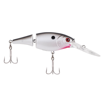Berkley Flicker Shad Jointed 3" Pearl White 7-9’ Dive