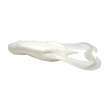 Keitech Noisy Flapper Frog 3.5" White 5-pk