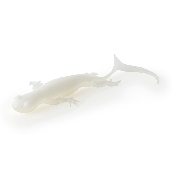 Savage Gear 3D Lizard 4" Albino Flash 6-pk