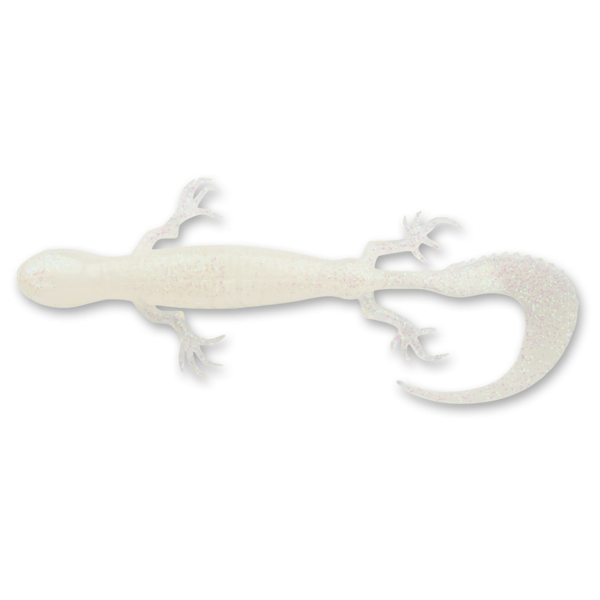 Savage Gear 3D Lizard 4" Albino Flash 6-pk