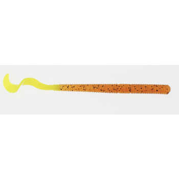 PowerBait Power Worm 4" Pumpkin Chartreuse 15-pk