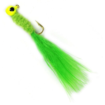 Johnson Beetle Bou Chartreuse 1/32oz Jigs. 10-pk