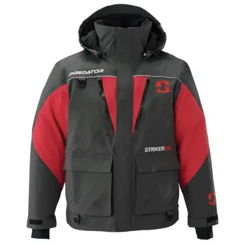 Striker Predator Jacket. Red/Charcoal XL
