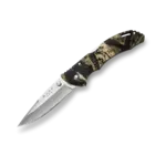Buck 285 Bantam BLW Folding 3-1/8" Plain Satin Blade, Mossy Oak Country Camo Handles - 10610