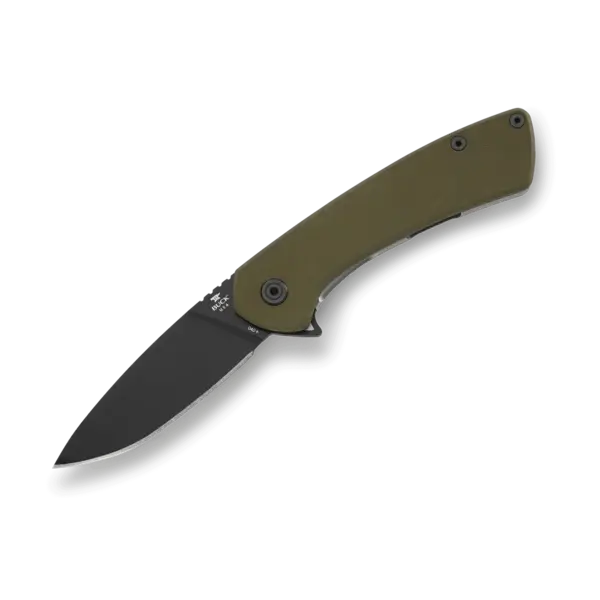 Buck 040 Onset Knife, 3-3/8" S45VN Steel Blade O.D. Green Textured G10 Handle - 13425