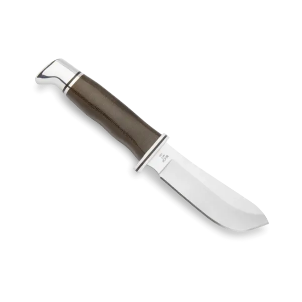 Buck 103 Skinner 4" Extra Wide Blade Knife Green Canvas Micarta handle - 13108