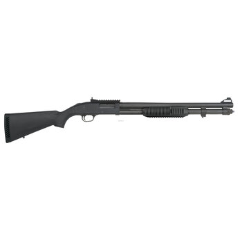 Mossberg Mossberg 51689 590A1 Class III 12 Gauge 3 51 14 Parkerized Cylinder Bore Barrel Black Rec Black Fixed with Storage Compartment Stock Holds 4 Extra Rounds Right Hand NFA