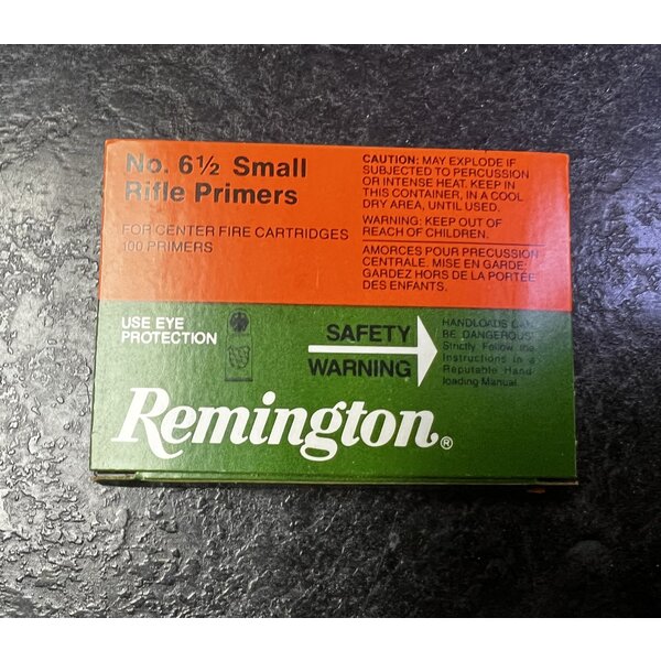 Remington Remington Number 6-1/2 Small Rifle Primer Per 100