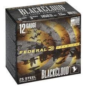 Federal BlackCloud 12ga 3" 1 1/4oz #3 Steel 1450FPOS