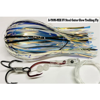 A-Tom-Mik Tournament Series Fly. Steel Gator Glow