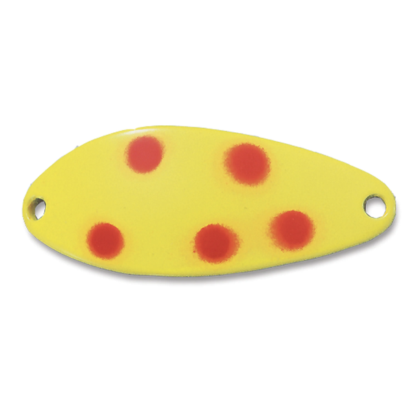 Acme Little Cleo Spoon 1/4oz Chartreuse Fluorescent Dots