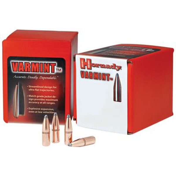 Hornady Varmint Bullets 22 Calibre 60gr Spire Point 100 Rounds