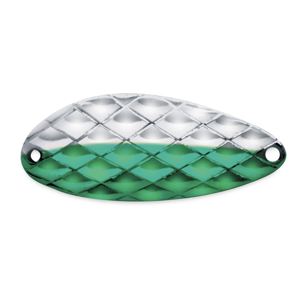 Acme Little Cleo Spoon 1/4oz Hammered Nickel Green